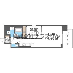 レオングラン本町橋の物件間取画像